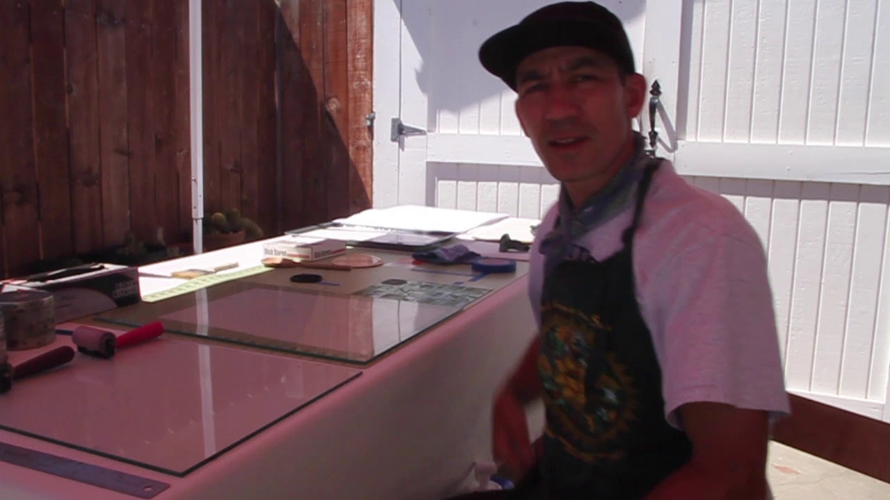 Photo-polymer-plate relief printmaking
