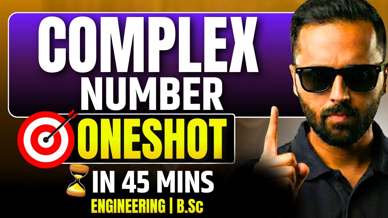 COMPLEX NUMBER | ONE SHOT | Pradeep Giri Sir