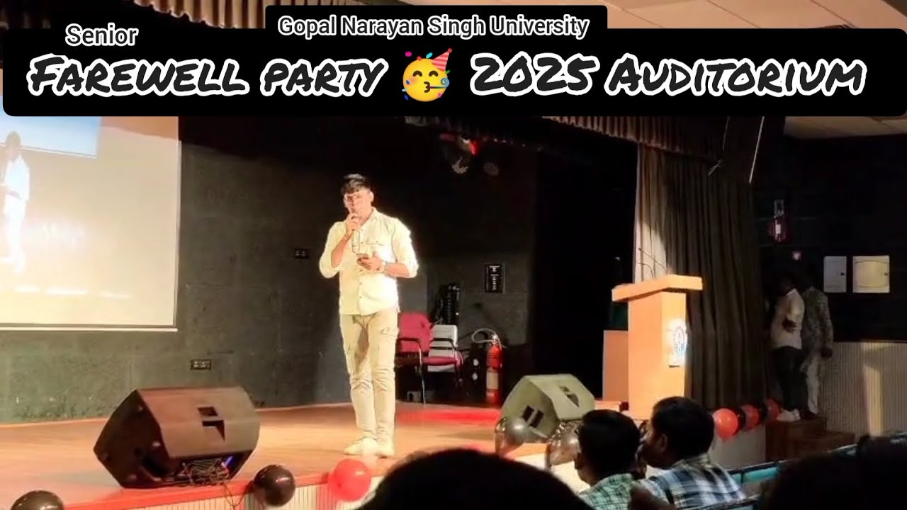 🥳Farewell Fiesta special video 📸 2025 – 🏫Gopal Narayan Singh University New Video 📸. college 🎓 Life 