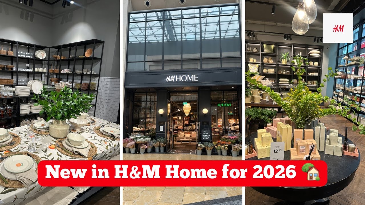 Что нового в коллекции H&M Home 2026 🏡 Весенние коллекции H&M Home: декор, постельное белье и тов...