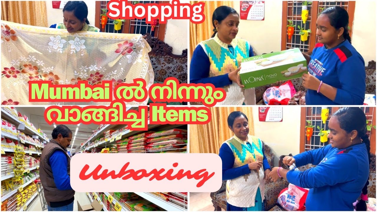 Mumbai Shopping Items| Unboxing The Items| Shopping || Liji's Vlogs
