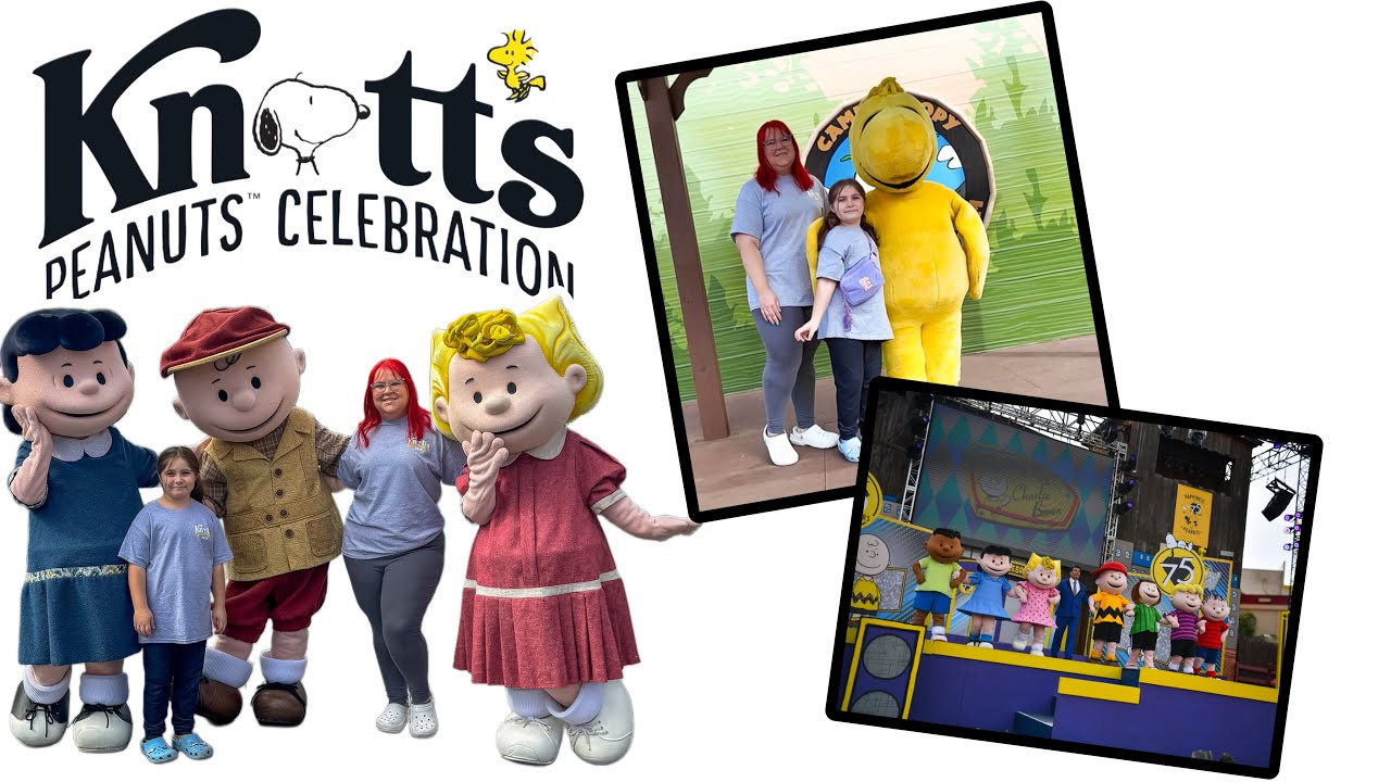 We FINALLY met WOODSTOCK at Knott’s Peanuts Celebration 2025 || Knott’s Berry Farm
