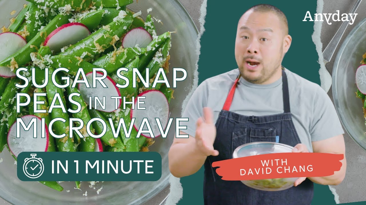 Chef David Chang makes the EASIEST and FASTEST Veggie Side in the Microwave