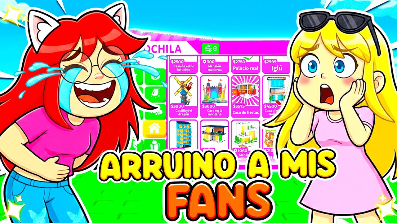 👉 ARRUINÉ a MIS SEGUIDORES COMPRANDO sus CASAS… AHORA VIVEN EN LA CALLE! en ADOPT ME 😱🏠| Roblox Luly