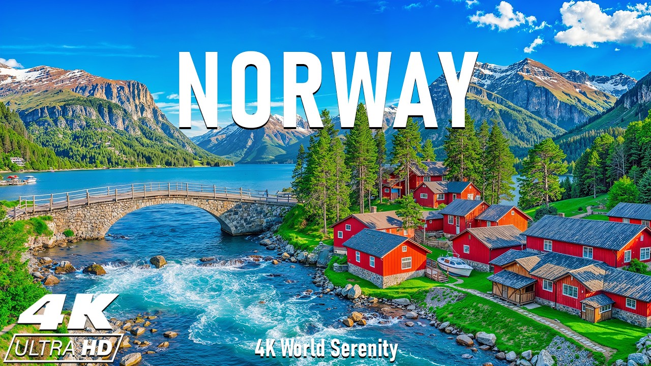 Spring in Norway 4K - A Scenic Journey Through Fjords, Mountains & Nordic Coastlines