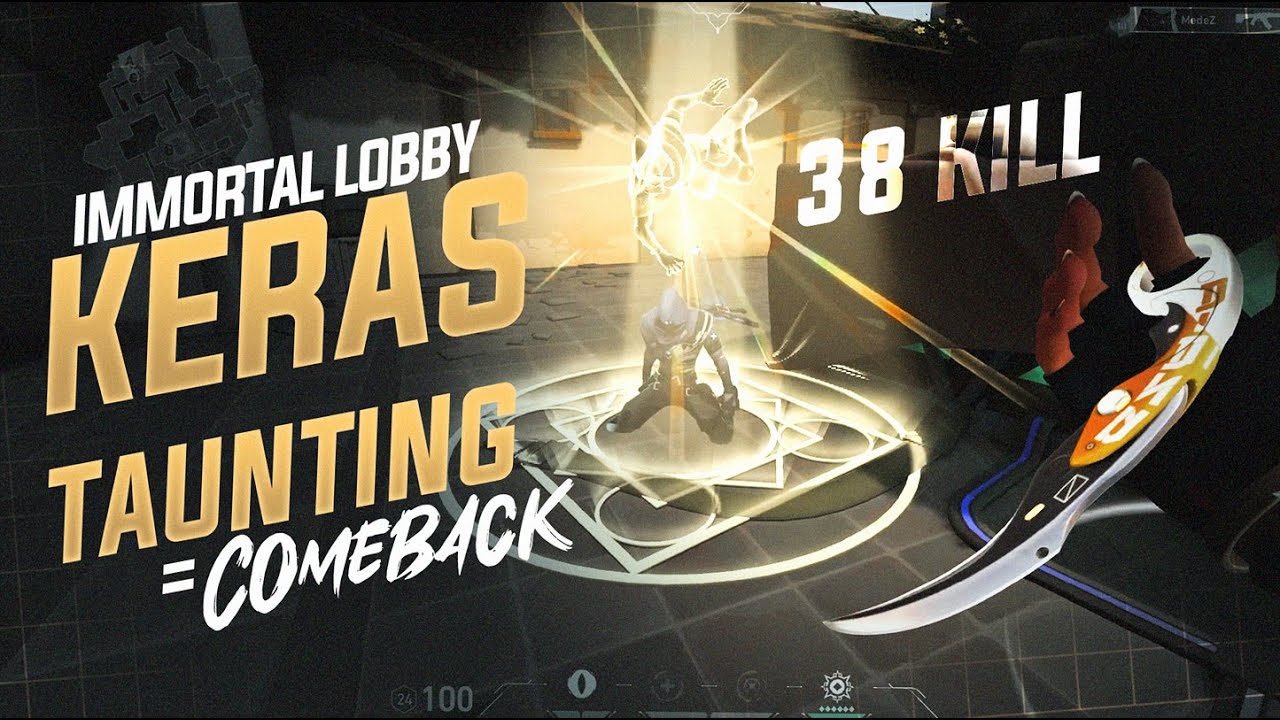 AMPUNN !! SEKALI TAUNTING MUSUH LANGSUNG PANAS & LANGSUNG DI COMEBACK !! IMMORTAL LOBBY #valorant