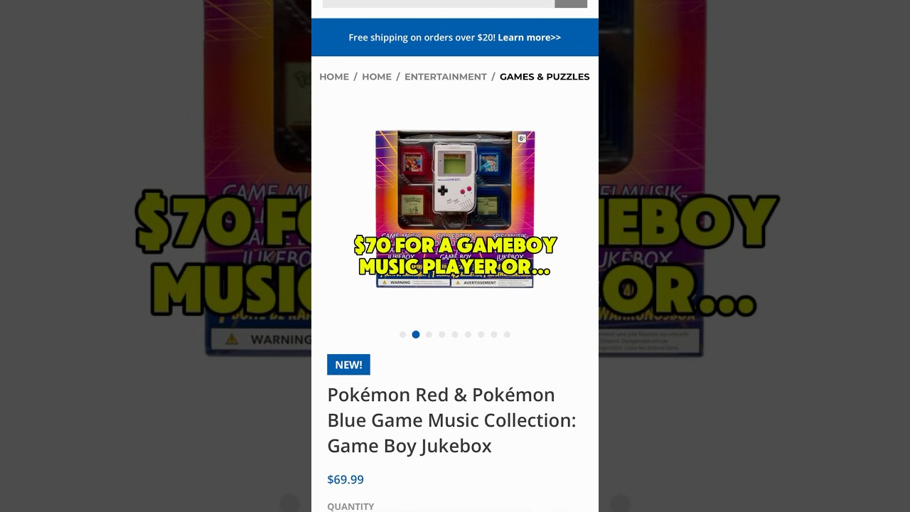 Pok&eacute;mon Music Collection or a Gameboy color?