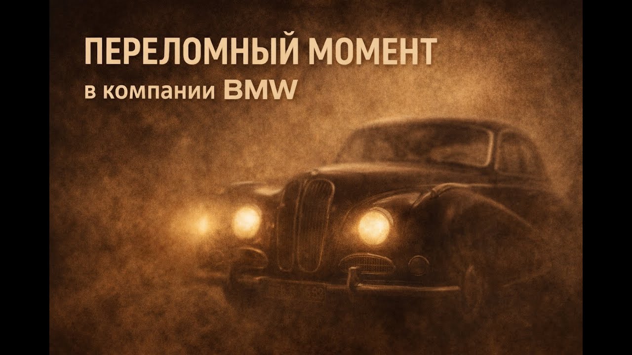 Когда BMW изменилась навсегда
