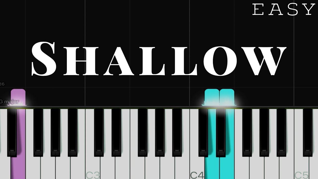 Shallow - Lady Gaga x Bradley Cooper (A Star Is Born OST)| EASY Piano Tutorial