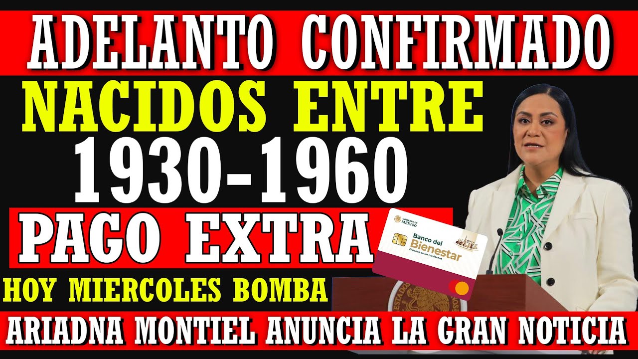 🔴&iquest;𝗡𝗮𝗰𝗶𝘀𝘁𝗲 𝗲𝗻𝘁𝗿𝗲 𝟭𝟵3𝟬 𝘆 𝟭𝟵6𝟬? 💲 &iexcl;𝗔𝗿𝗶𝗮𝗱𝗻𝗮 𝗠𝗼𝗻𝘁𝗶𝗲𝗹 𝗮𝗻𝘂𝗻𝗰𝗶𝗼́ 𝗹𝗮 𝗯𝘂𝗲𝗻𝗮 𝗻𝗼𝘁𝗶𝗰𝗶𝗮 𝗱𝗲𝗹 𝗽𝗮𝗴𝗼 𝗱𝗲 𝗽𝗲𝗻𝘀𝗶𝗼́𝗻🔴