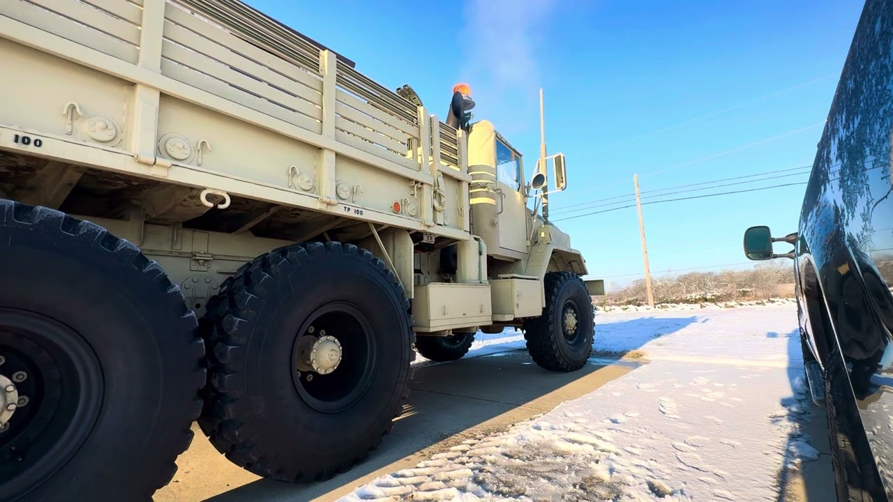 Cold Start 6CT 8.3 Cummins Turbo Diesel 5ton M923a2  Army Truck