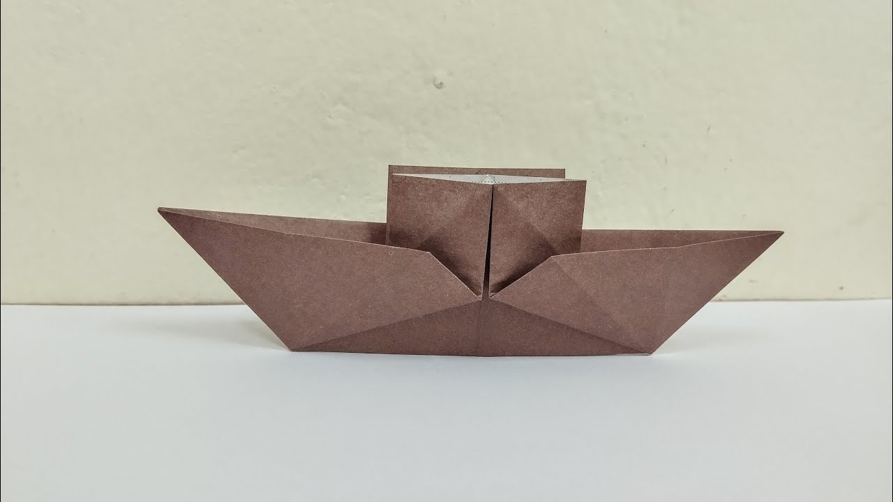 How To Make An Origami Steamship Easy Step By Step