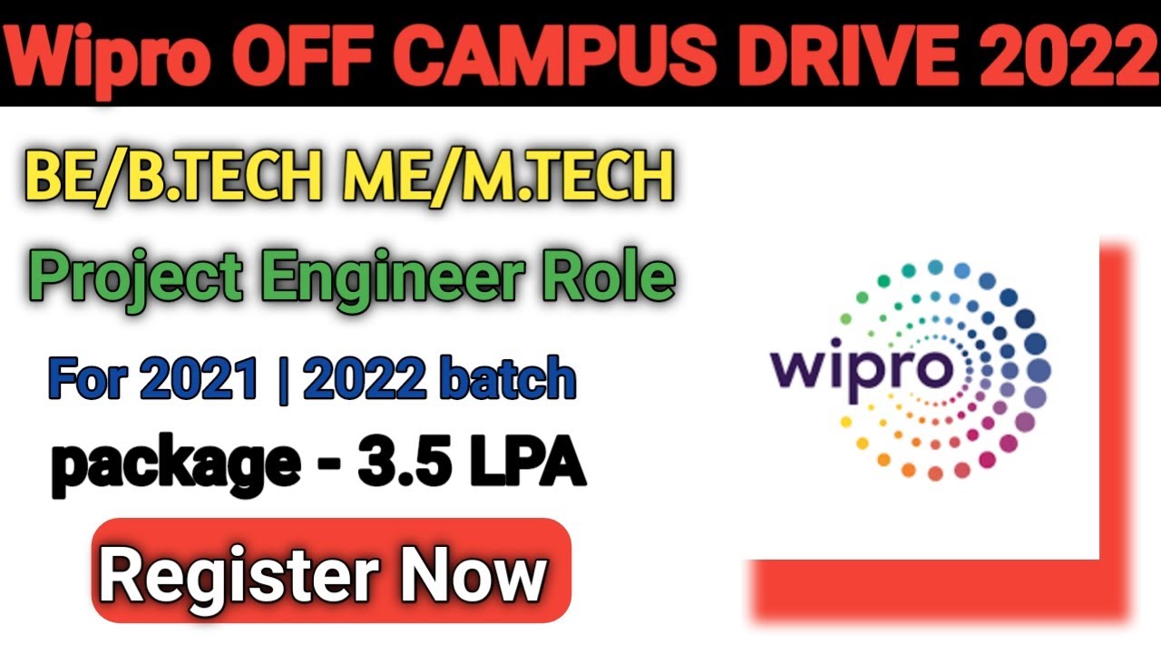 Wipro Recruitment 2022 | Wipro Off Campus Drive 2022 | Wipro Hiring 2021 2022 Freshers #QuickJob