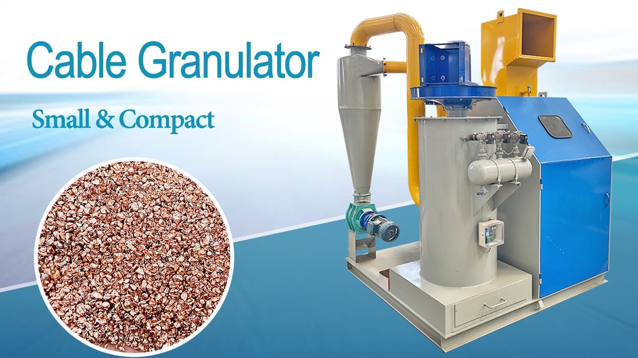 Small Cable Granulator Separator - Compact Copper/Aluminum Wire Recycling Machine