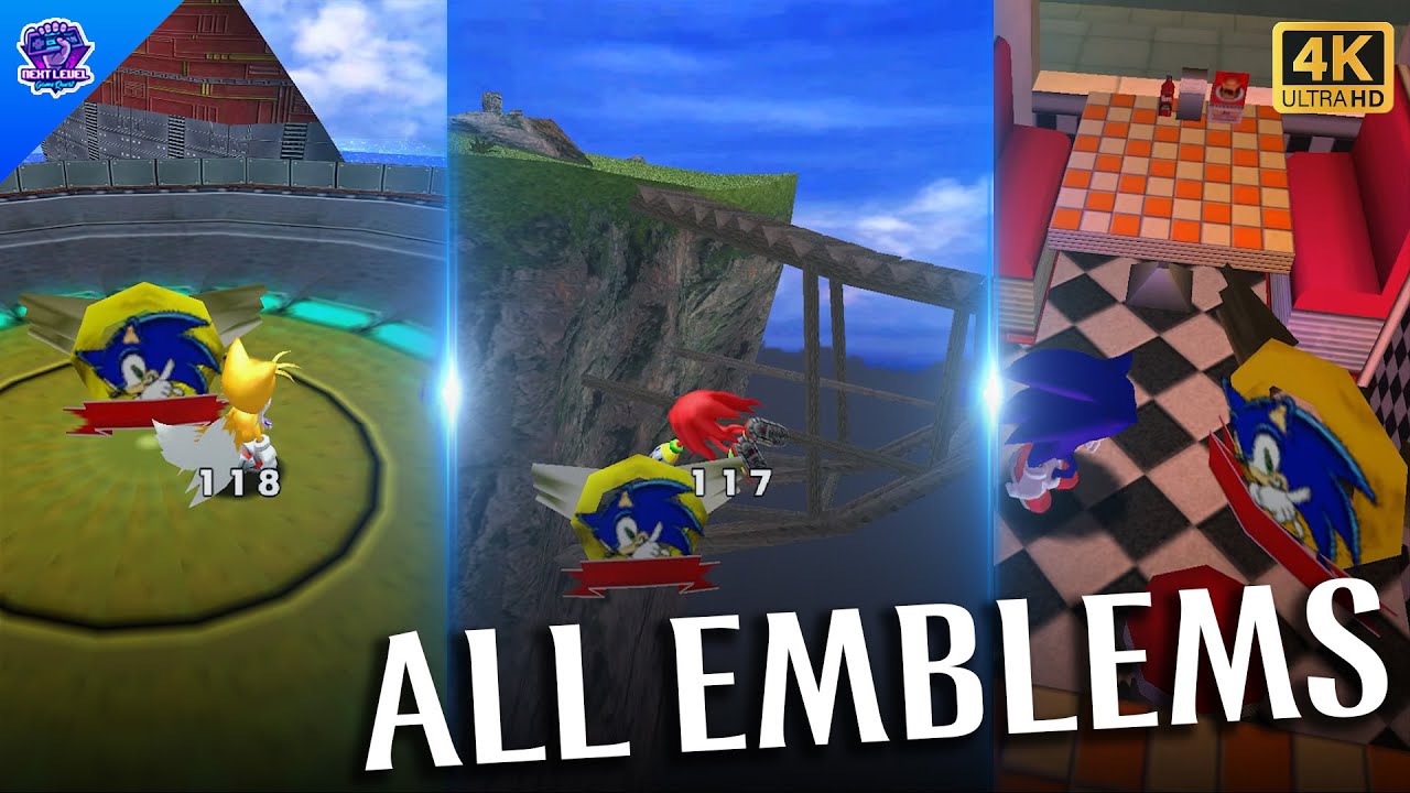💫 Sonic Adventure DX &ndash; All Adventure Emblems (Station Square, Mystic Ruins, Egg Carrier)