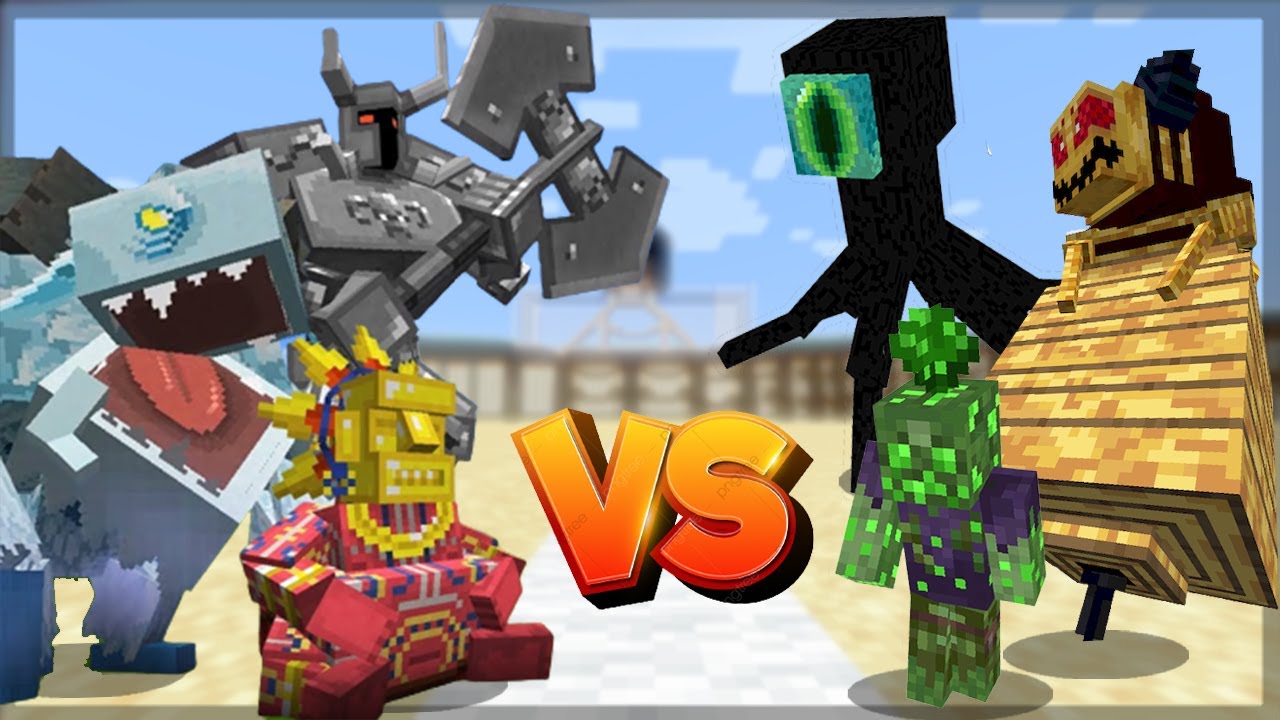 Minecraft: MOWZIES MOBS VS ASTEMIR'S FORESTCRAFT ! - BATALHA DE MOBS
