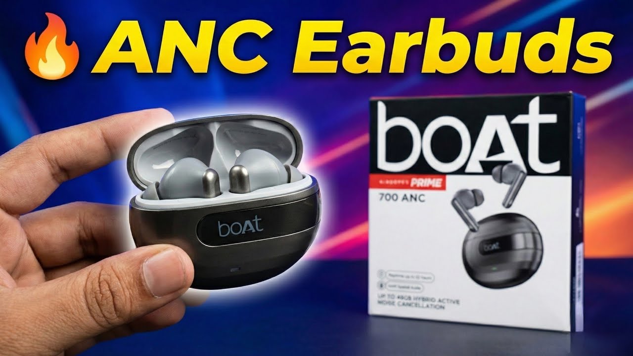 boAt Airdopes Prime 700 ANC Unboxing 🔥 | Different Design 😳 ~48dB ANC at ₹1799