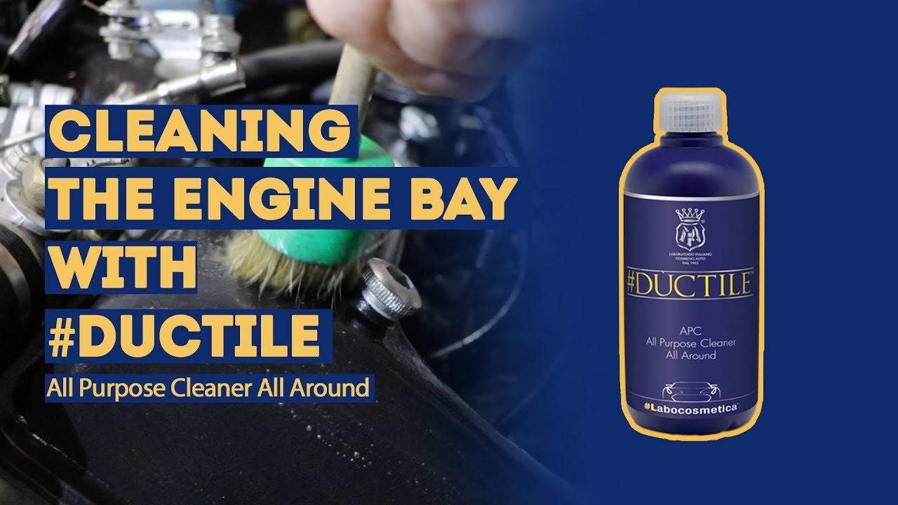 How to clean the engine bay of the car with #Ductile of #Labocosmetica