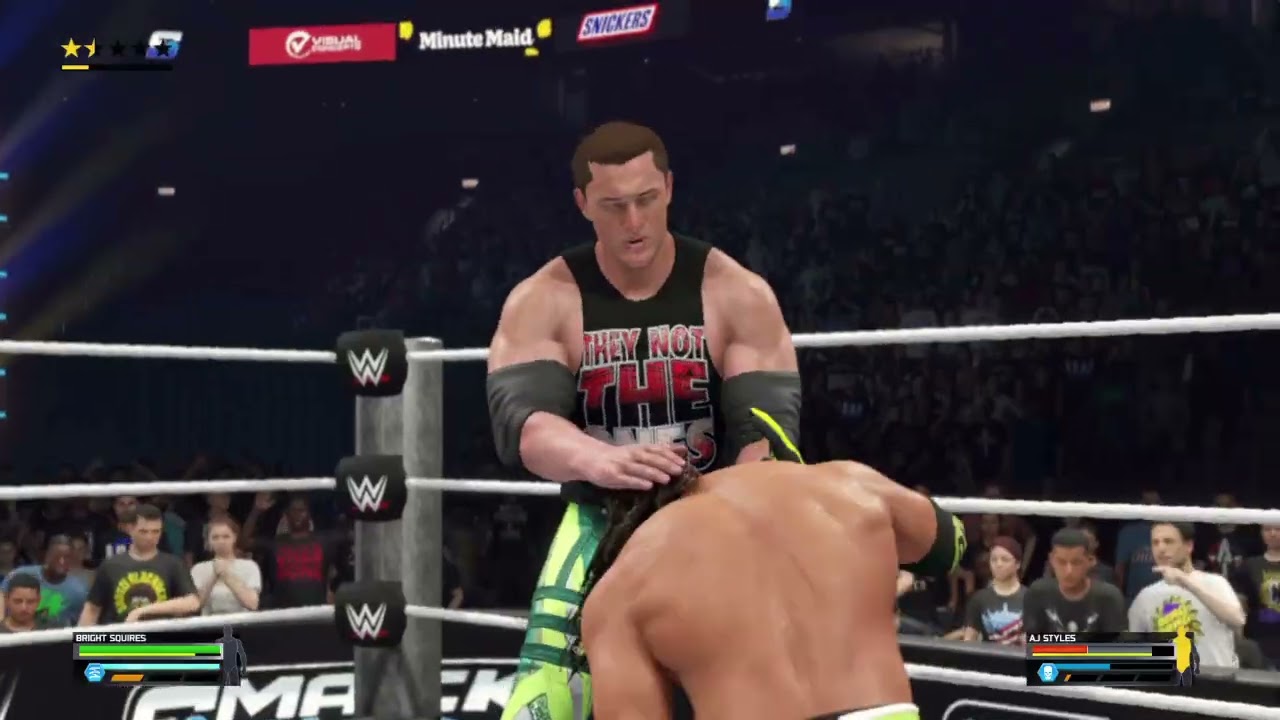 Part 1 of Bright Squires VS. Aj Styles | United States Championship