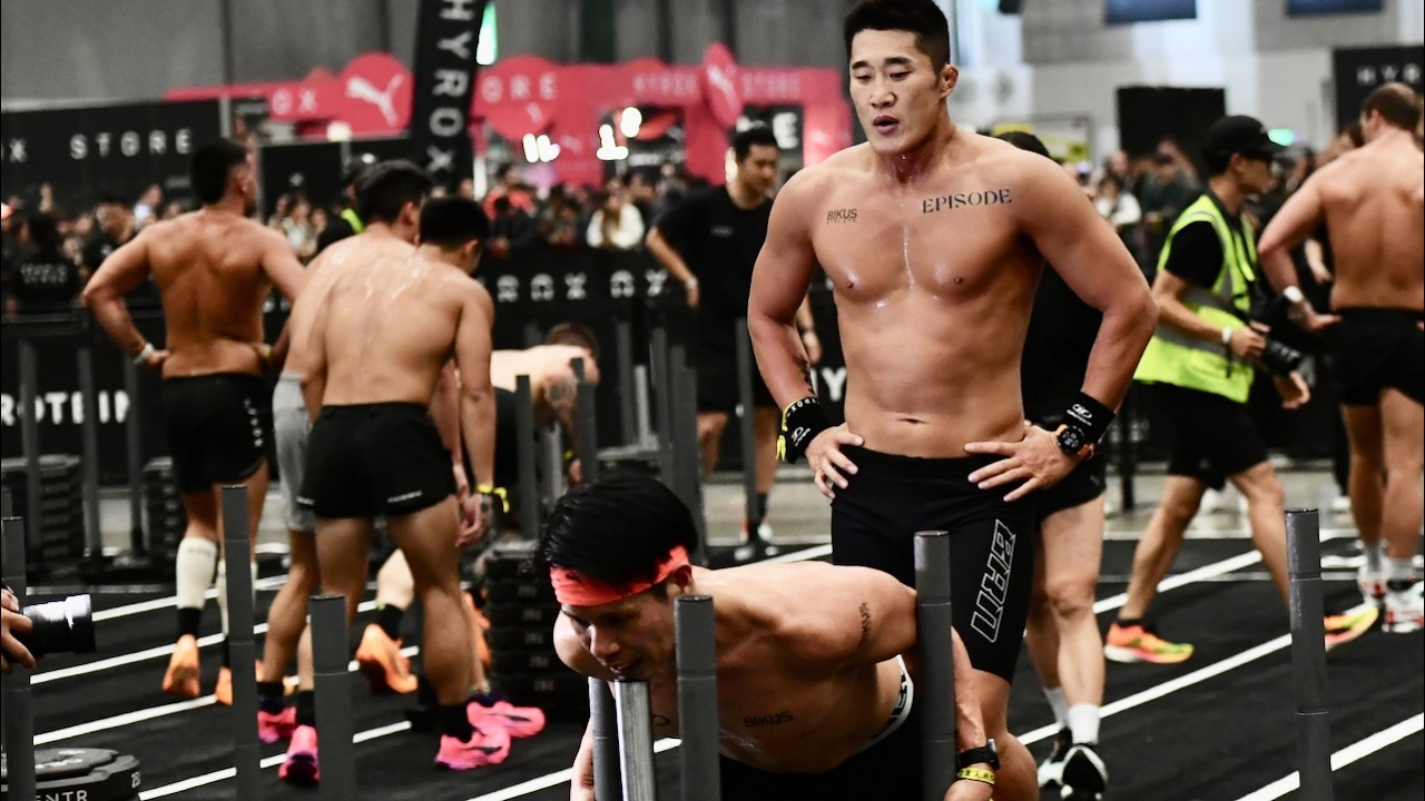 HYROX TAIPEI 2026 (特寫) #hyrox #shirtless #sweat #kimdonghyun