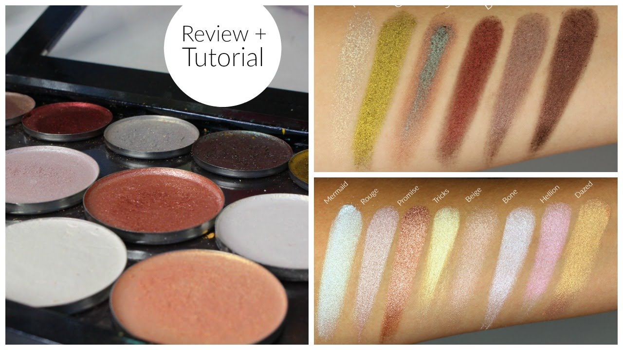 Tooth & Nail Cosmetics Shadows + Highlighters Review | Bailey B.