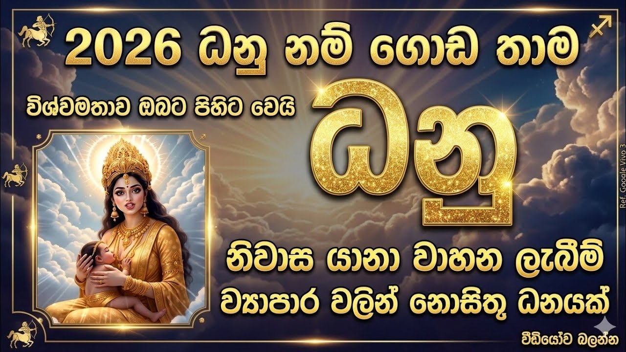 ධනු ලග්නය 2026 | ඔබ 🏹 ධනු නම් ගොඩ තාම  | danu lagnaya 2026 | senasuru astrology 