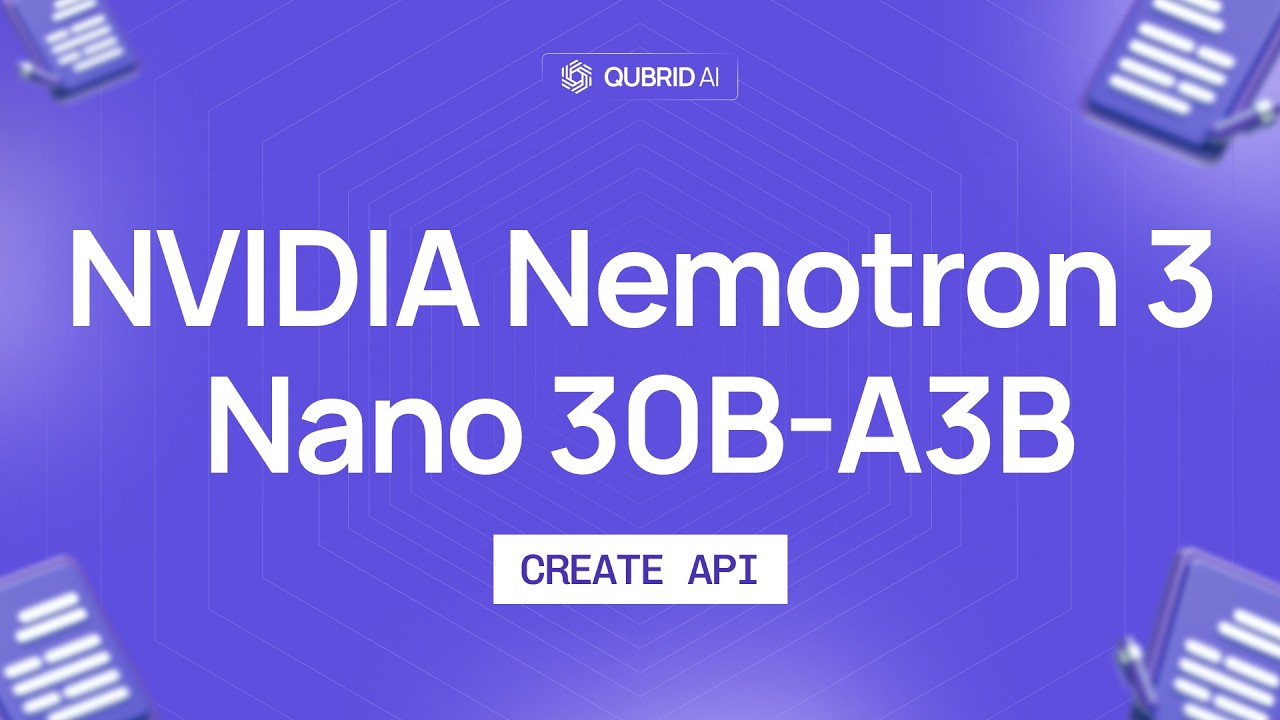 NVIDIA Nemotron 3 Nano 30B-A3B Free API | Learn How to Use Serverless Inference on Qubrid AI