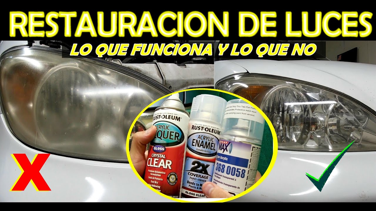 Cual es la Mejor forma Restaurar Faros Frontales (con resultados comprobados)