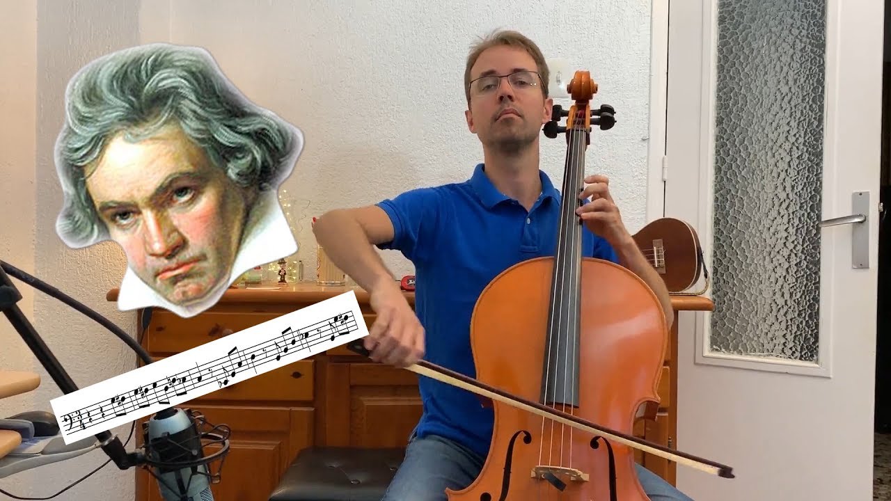 ♫ Cómo tocar PARA ELISA de BEETHOVEN al Violonchelo ¡FÁCIL! y Avanzado