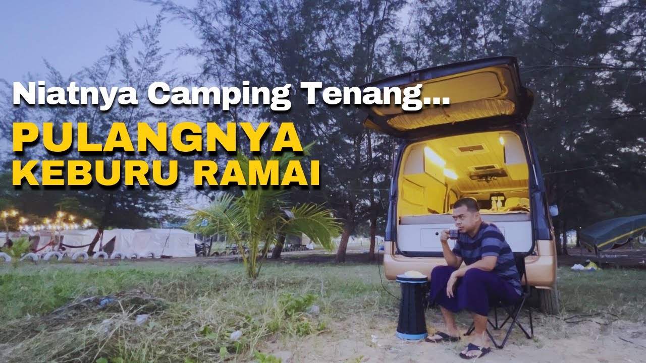 Niatnya Camping Tenang… Makan Malam Malah Diserbu!