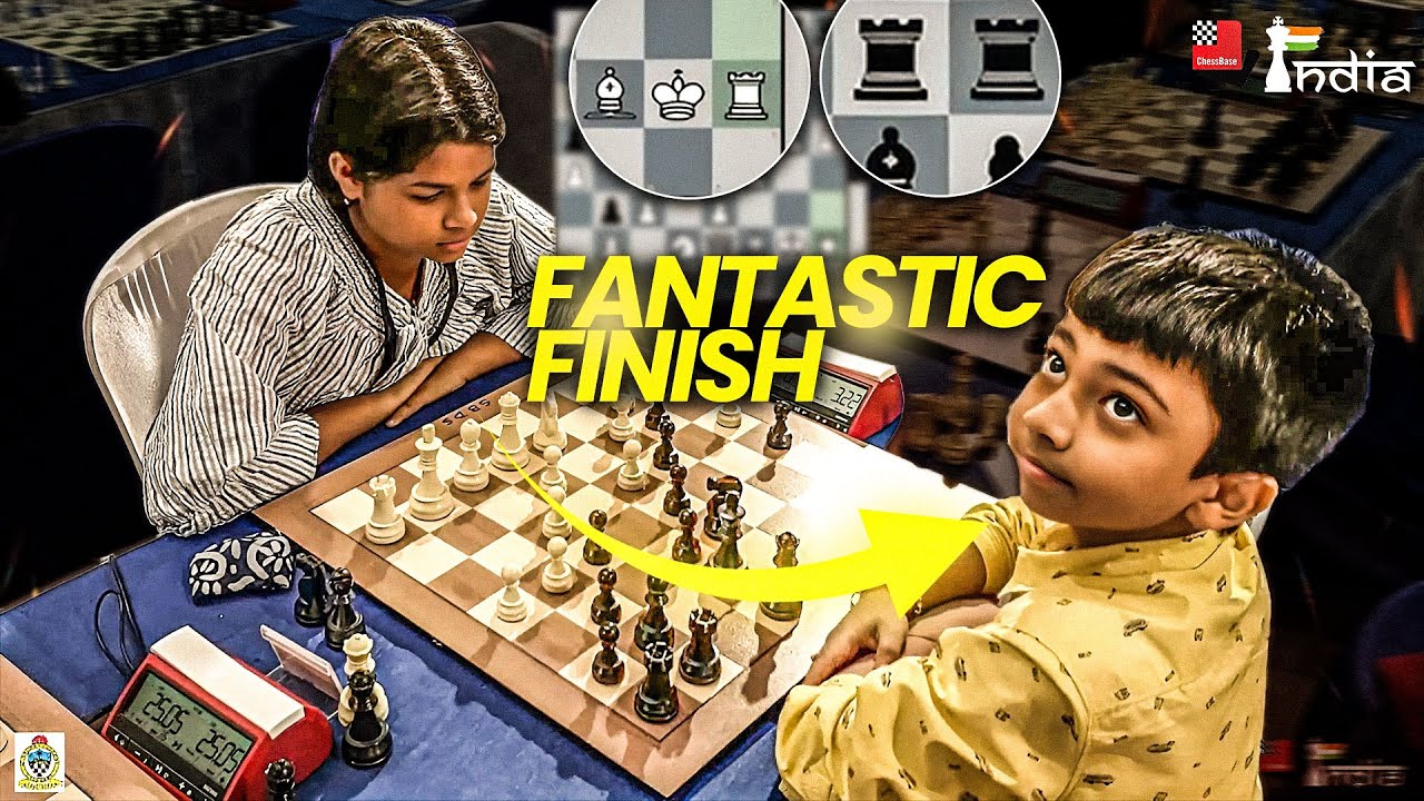 8-year-old shows fantastic Positional Understanding - Sneha v Sarbartho