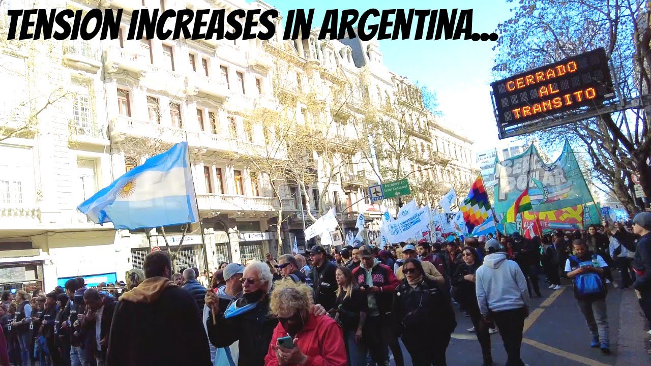 Argentines March The Streets After Failed Assassination Attempt | Buenos Aires [4K]