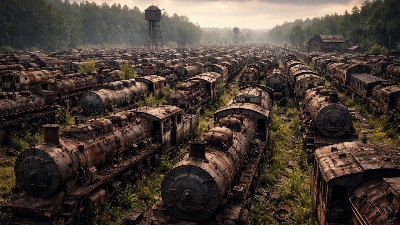 Por que as EMPRESAS FERROVIÁRIAS simplesmente ABANDONAM LOCOMOTIVAS em vez de VENDÊ-LAS
