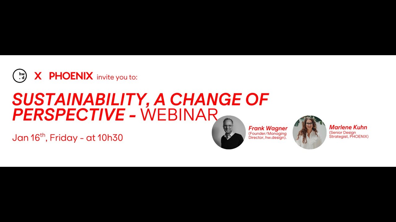 Webinar: HW X PHOENIX Sustainability: A Change of Perspective