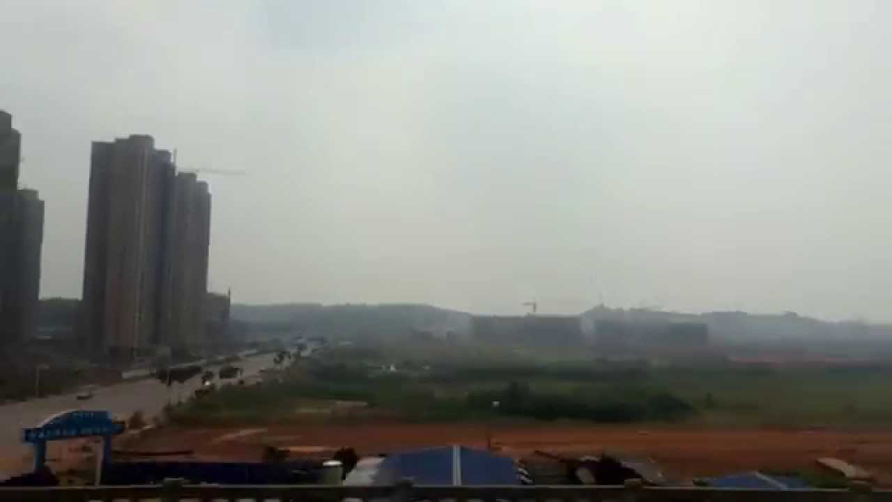 The China High-Speed Railway train CRH2 (from Changsha South Station to Hengshan West Station) part1