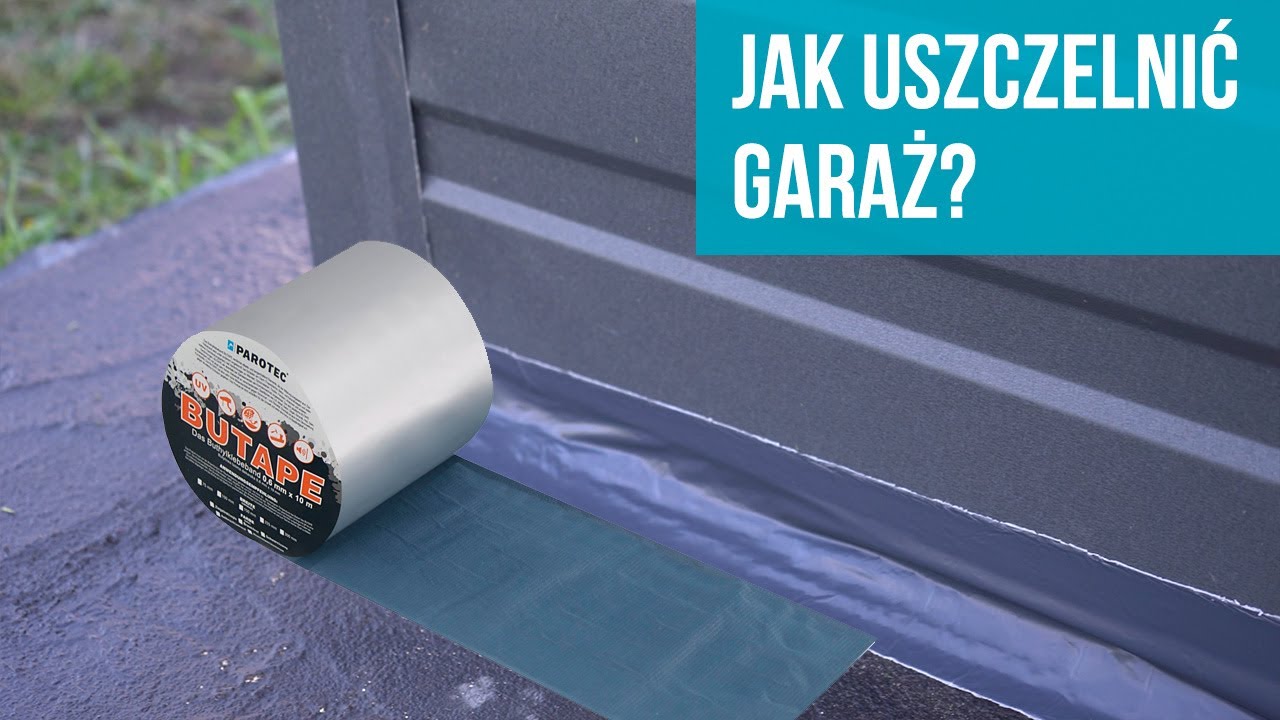 Jak uszczelnić garaż przed wodą? 💧 Testujemy BUTAPE PAROTEC® – Butylowa Taśma Dekarska!