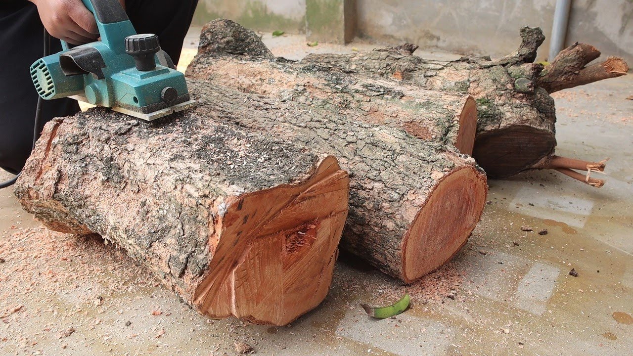 Extreme Peak Woodworking Skills From Hardwood Tree Trunks || Amazing Unique Woodworking Product Ever
