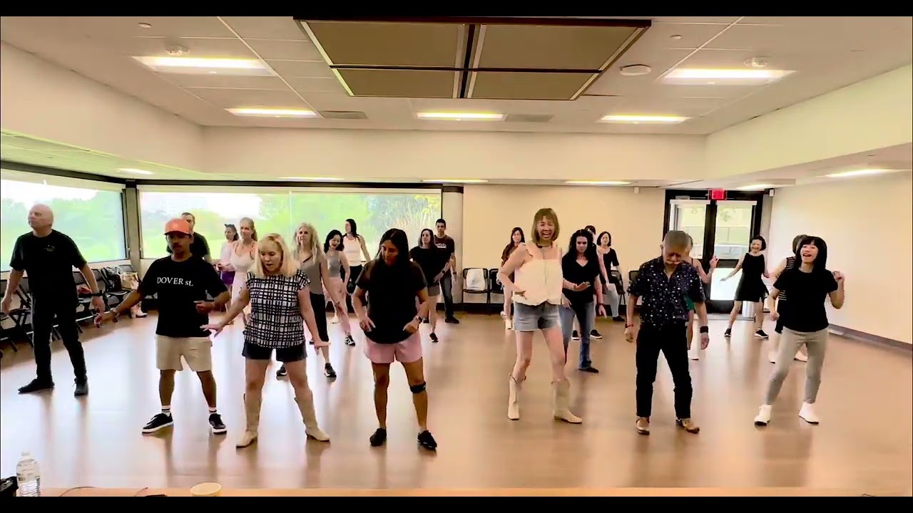 Irish boots line dance by Roy Verdonk, Jeff Camp, Kate Sala, Ivonne Verhagen