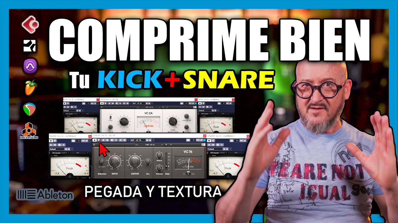 ⚡Cómo AÑADIR PEGADA en tu KICK y SNARE con COMPRESIÓN ANALÓGICA