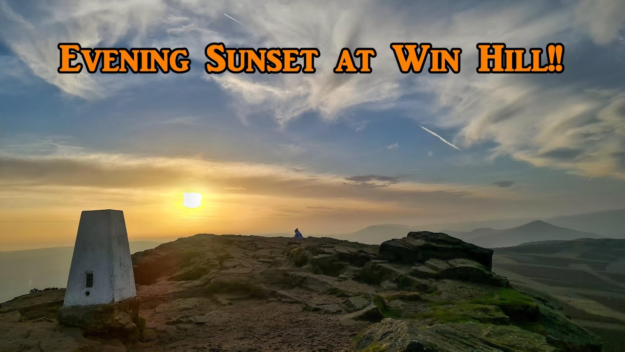Peak District - Sunset At Win Hill
