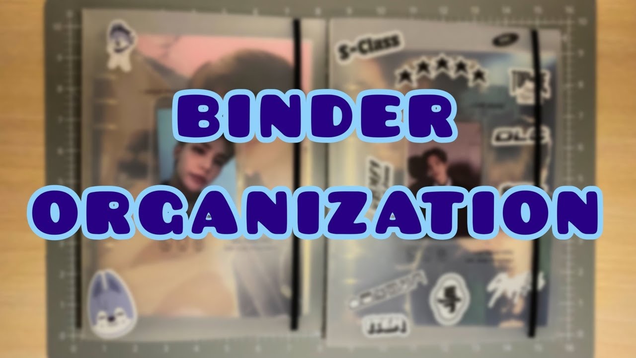 ✨организация биндера stray kids/kpop binder organization✨