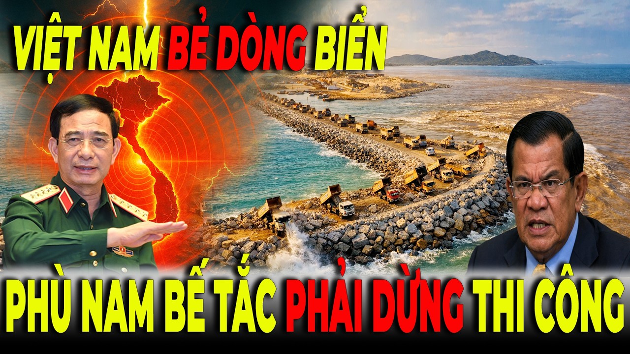 Campuchia Cay Cú! Hà Tiên – Phú Quốc “Bẻ” Dòng Biển Nguy Cơ Phải Dừng Kênh Đào Phù Nam?