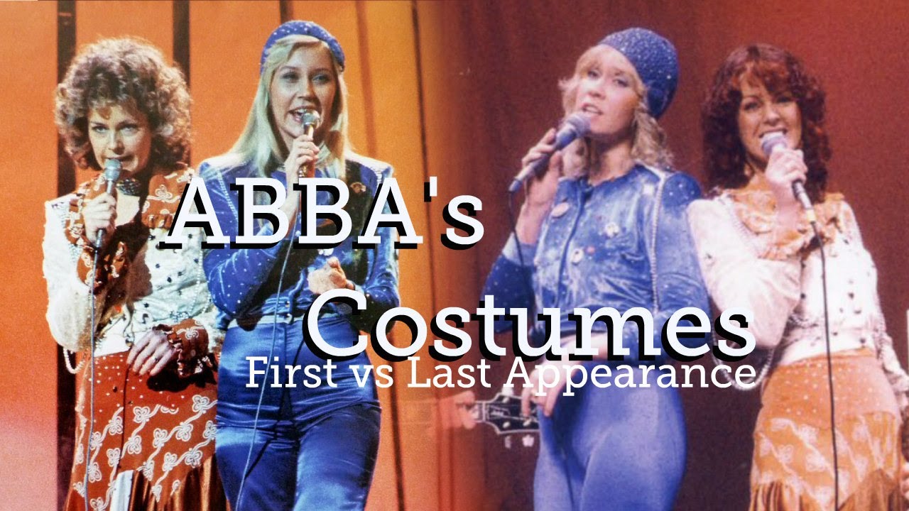 ABBA's Costumes (First vs. Last Appearance)