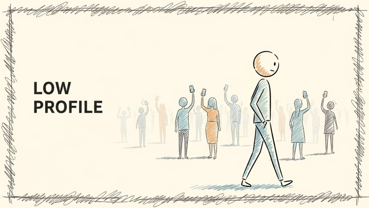 O famoso Low Profile: a arte de ficar na sua (e viver melhor)