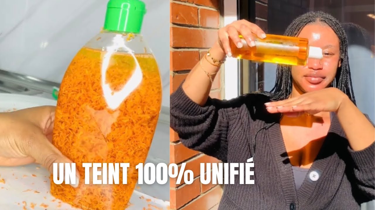 Comment Je Fabrique Mon Huile Éclaircissante Et Réparatrice De Carotte 100% Naturelle!