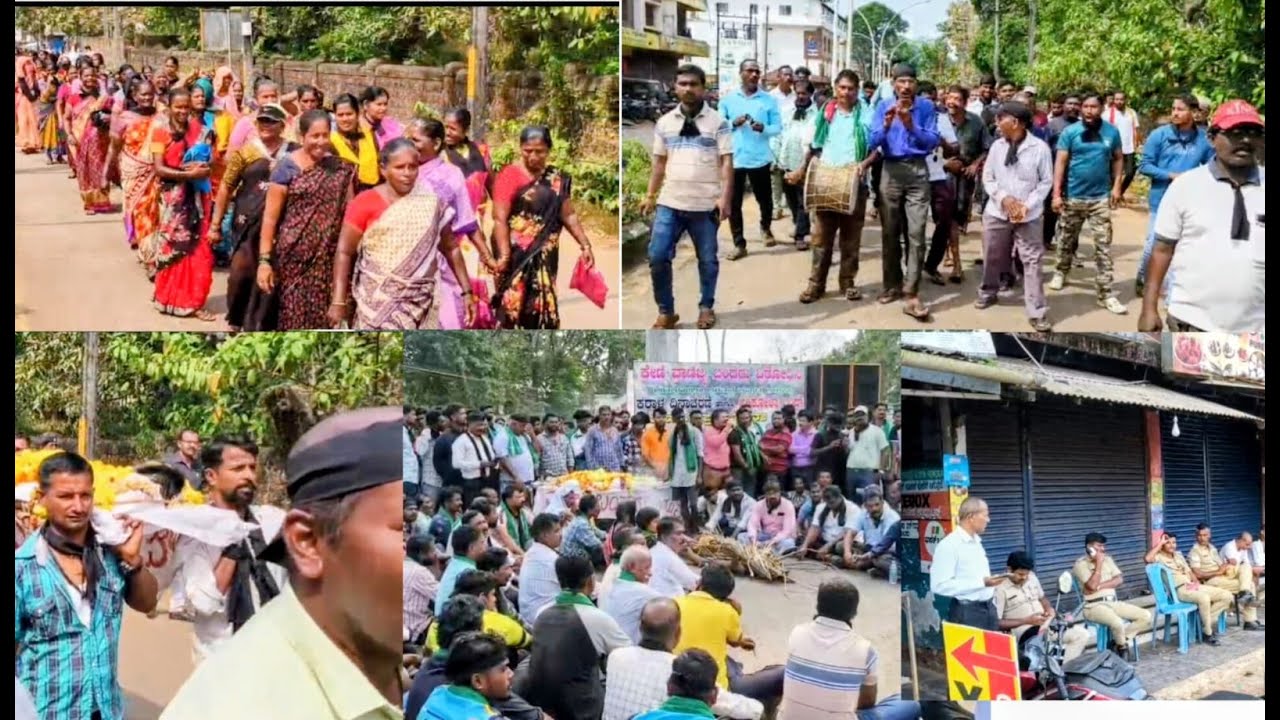 Ankola Shuts Down as Massive Protest Erupts Against Keni Commercial Port Project