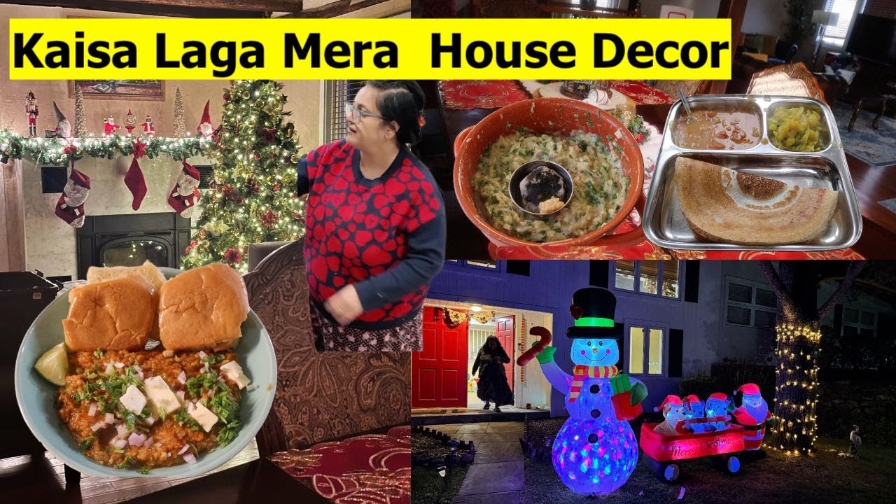 Weekend Vlog | Christmas Decor ,Winter Special Meal Planning | Simple Living Wise Thinking