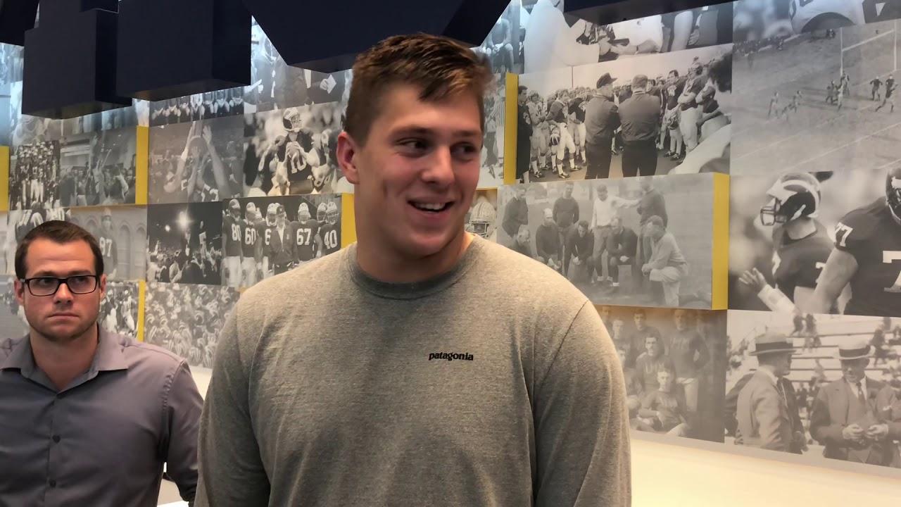 Ryan Hayes opens up about his first game for Michigan