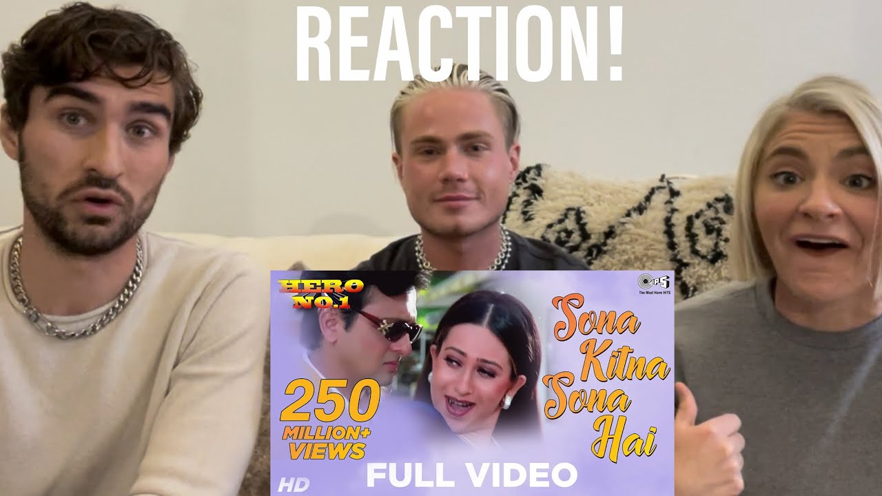 Sona Kitna Sona Hai REACTION! | Karisma Kapoor & Govinda | Udit N. & Poornima | Hero No. 1