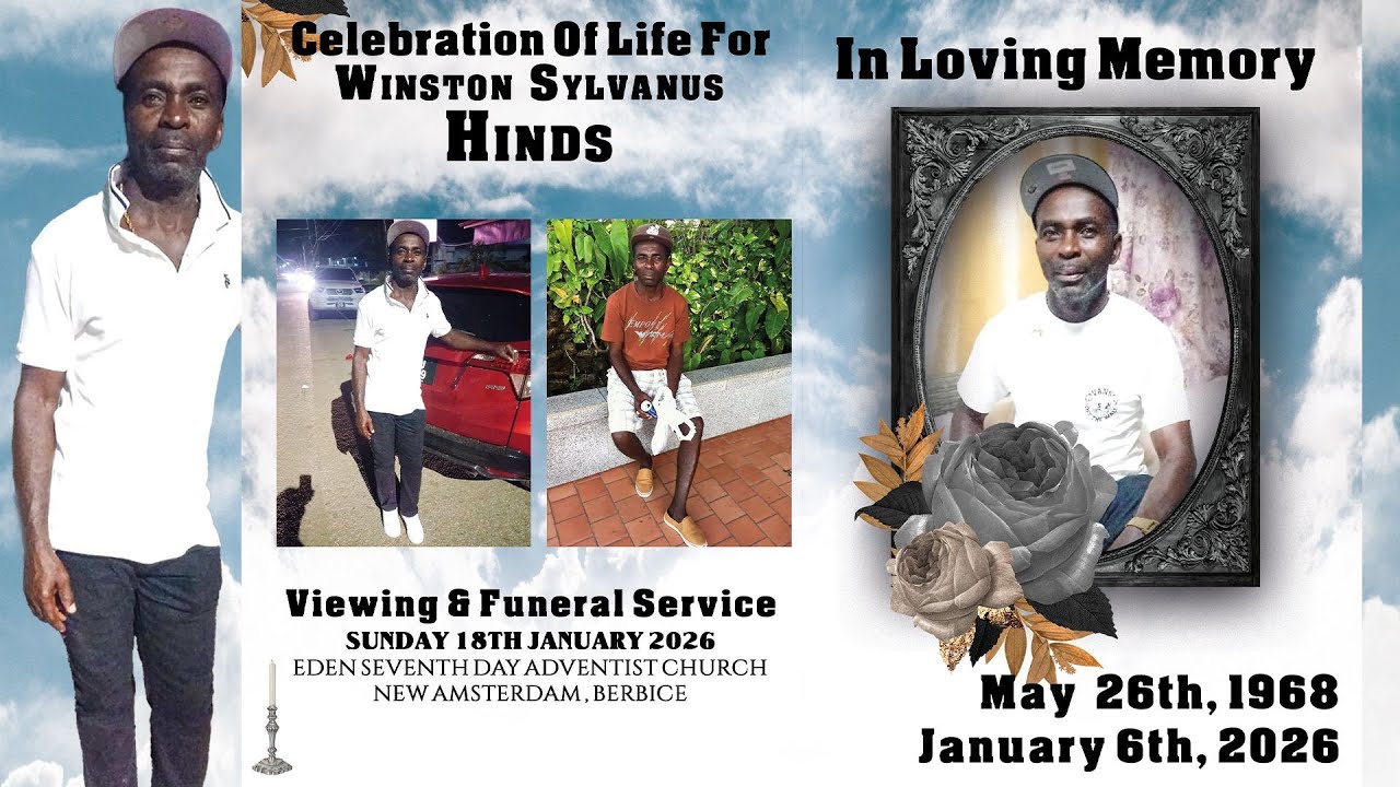 Celebration Of Life For Winston Sylvanus Hinds
